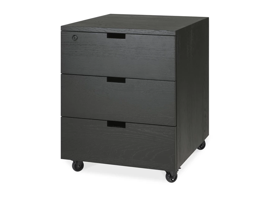 Ladekast Oak Billy Black Drawer Unit 50625 Ethnicraft
