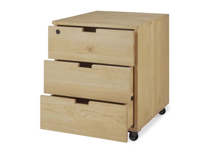 Open Ladekast Oak Billy Drawer Unit 50624 Ethnicraft