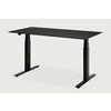 Zijkant Verstelbare bureau Oak Bok Adjustable Desk Black Top Black Base 26165 Ethnicraft