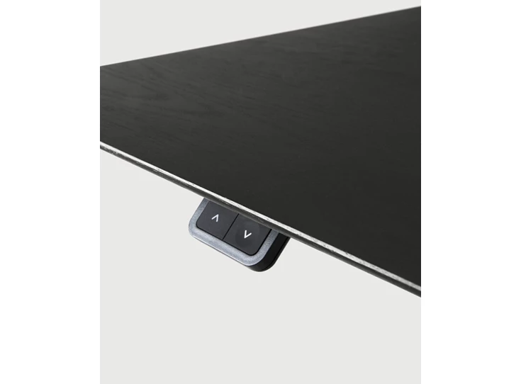 Bediening Verstelbare bureau Oak Bok Adjustable Desk Black Top Black Base 26165 Ethnicraft