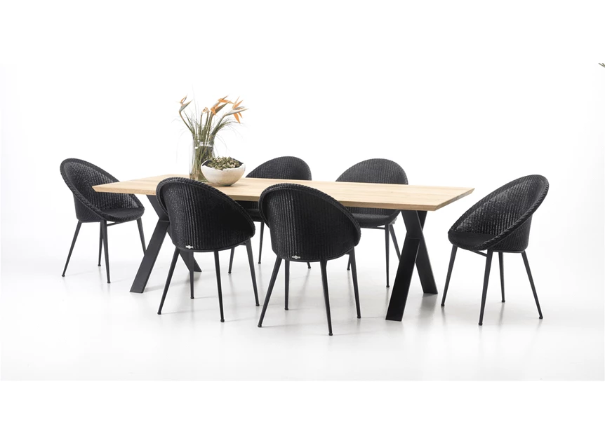 Albert Dining Table Rectangular 220cm stoelen Jack Vincent Sheppard