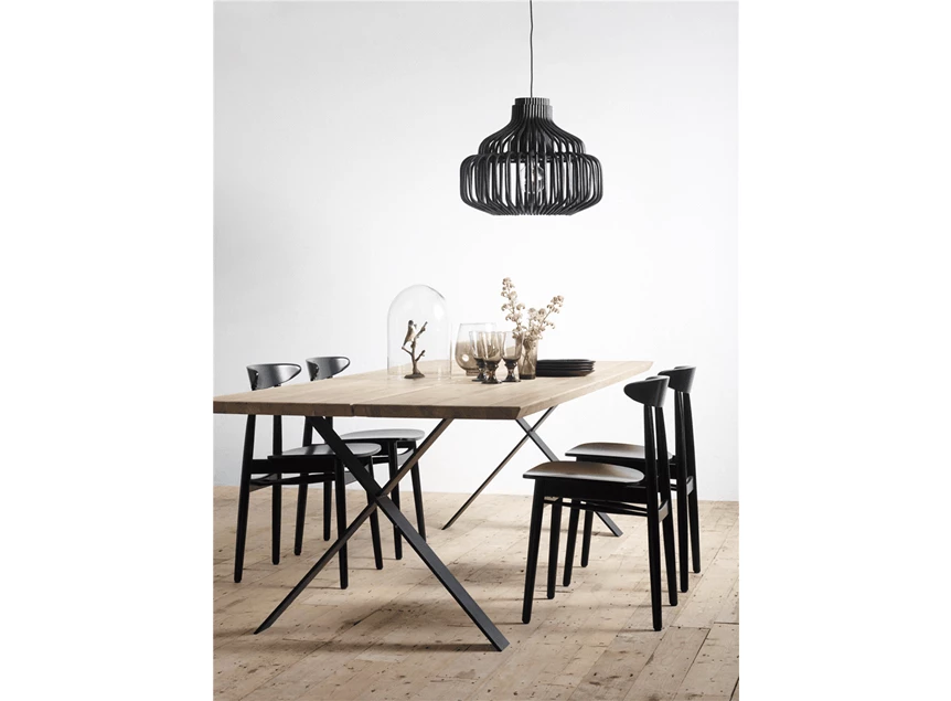Sfeerfoto Albert Dining Table Rectangular 220cm stoelen Teo Vincent Sheppard