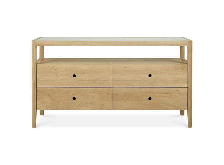 Ladekast Oak Spindle Dresser 51250 Ethnicraft