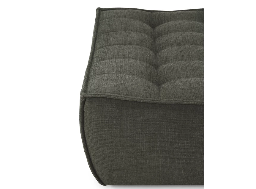 Bovenkant Poef N701 Footstool Moss Eco Fabric 20259 Ethnicraft