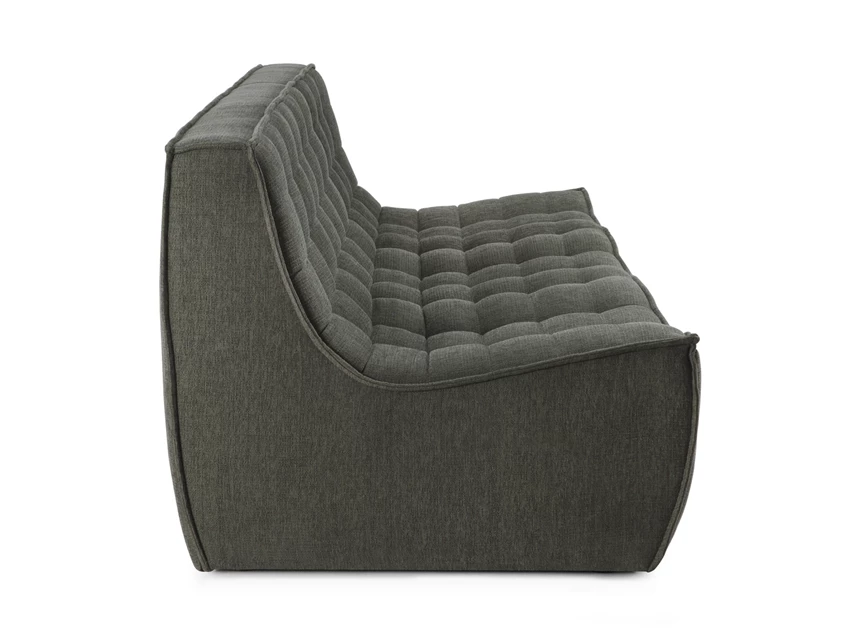 Zijkant Salon N701 Sofa 3 Seater Moss Eco Fabric 20256 Ethnicraft