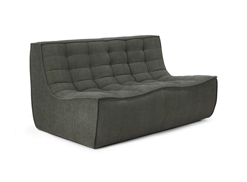 Salon N701 Sofa 2 Seater Moss Eco Fabric 20255 Ethnicraft