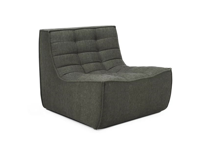 Salon N701 Sofa 1 Seater Moss Eco Fabric 20254 Ethnicraft