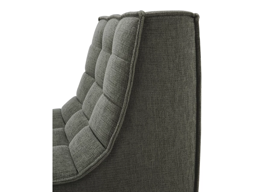 Detail Salon N701 Sofa 1 Seater Moss Eco Fabric 20254 Ethnicraft