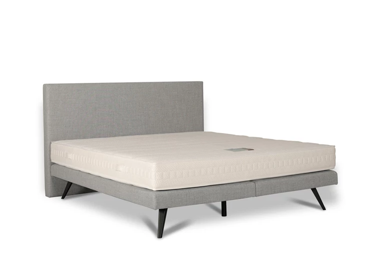 Box Nox Stretto SY2 duo + Hoofdbord Como in Largo 40 Ash grey schuin