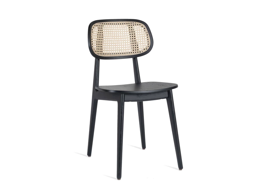 Stoel Titus Dining Chair Zwart Oak Plywood Seat Vincent Sheppard