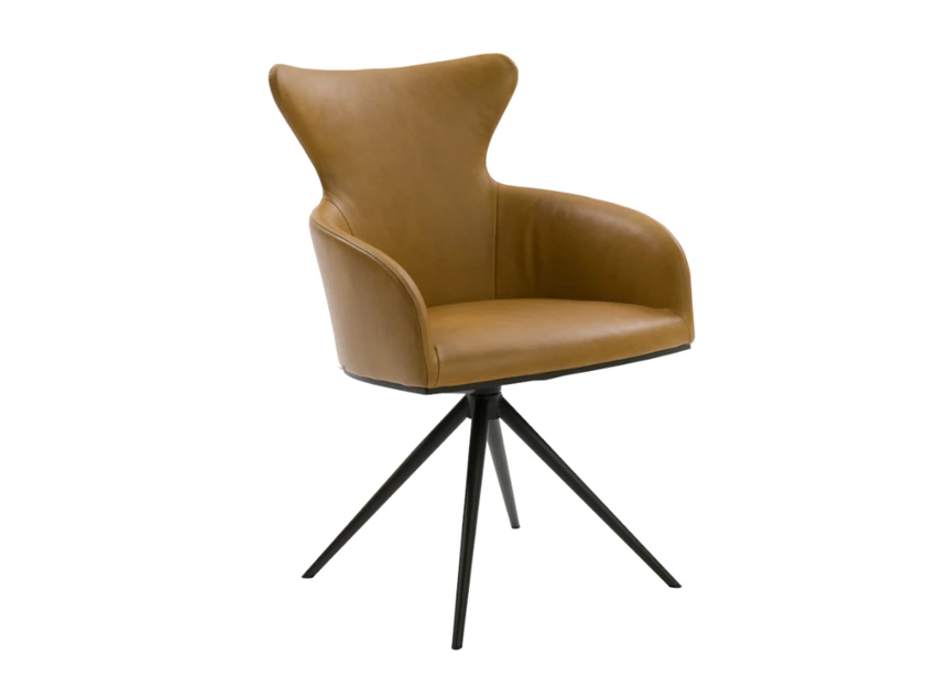 Armstoel Iuno Statief I23 leder Bert Plantagie