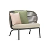 Bijzetzetel Kodo Lounge Chair combi 1 Fossil Grey Almond Vincent Sheppard