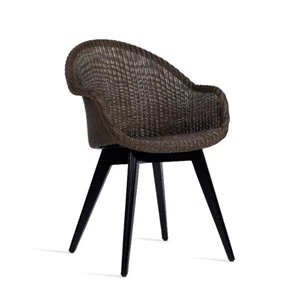 Stoel AVRIL HB Black Wood Base Vincent Sheppard Zwart