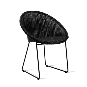 Stoel 'JOE' Black Sled Base Vincent Sheppard Zwart