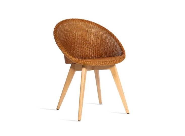 Stoel 'JOE' Oak Base Vincent Sheppard Oranje