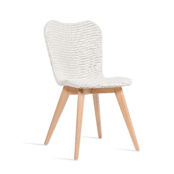 Stoel 'LILY' Oak Base Vincent Sheppard Wit