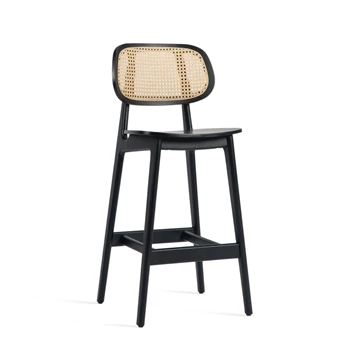 Lage barstoel Titus Counter Stool Black Oak Vincent Sheppard