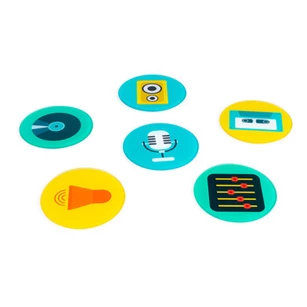 B27133 ONDERZETTERS MUZIEK X6 KRISTAL Bergers