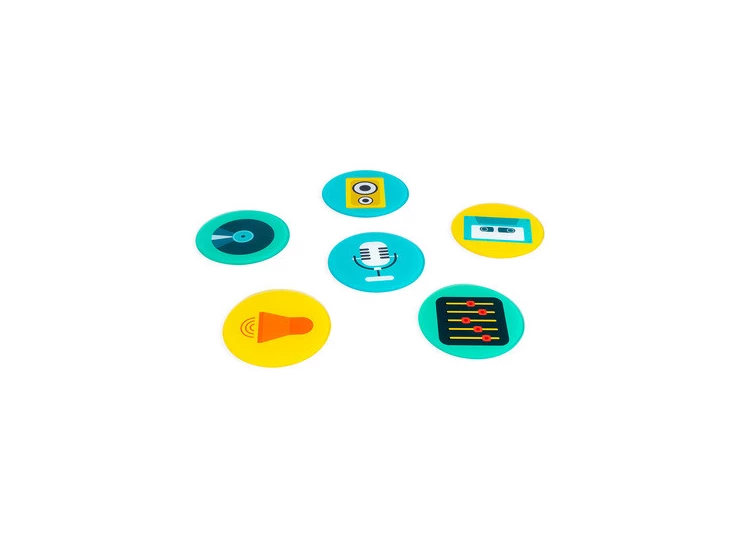 B27133 ONDERZETTERS MUZIEK X6 KRISTAL Bergers