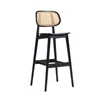 Hoge barstoel Titus Bar Stool Black Oak Vincent Sheppard