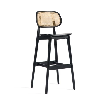 Hoge barstoel Titus Bar Stool Black Oak Vincent Sheppard