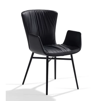 Armstoel Dexter 2058-I Draenert Zwart