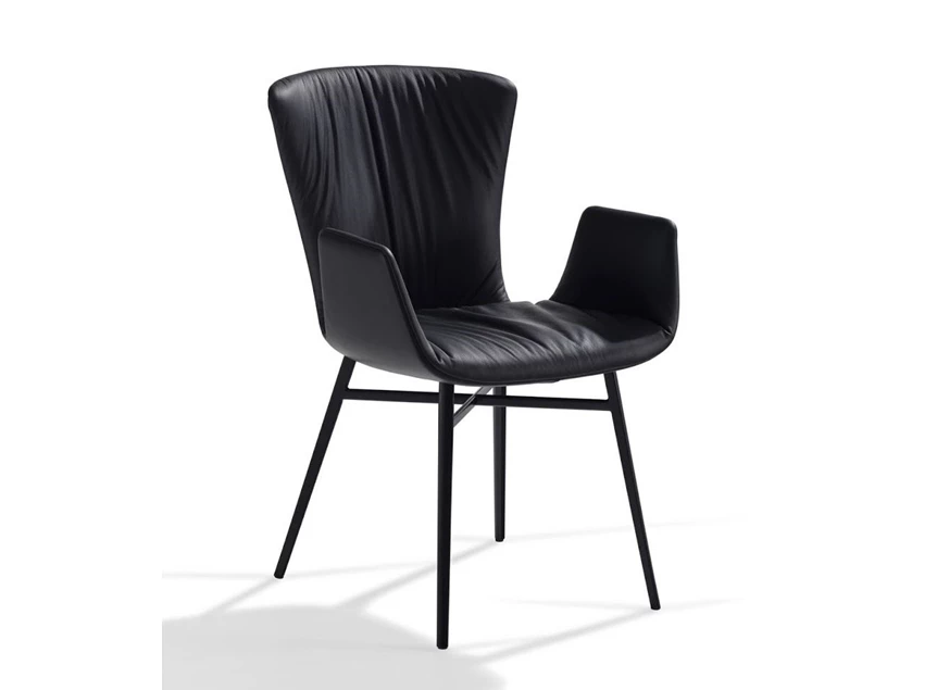 Armstoel Dexter 2058-I Draenert Zwart