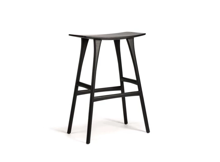Barstoel Oak Osso Zwart Ethnicraft