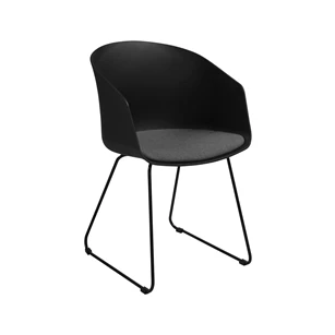 Stoel Moon zwart Interstyile