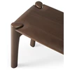 Bovenkant Eetkamerbank Teak Pi Brown Bench 11552 Ethnicraft