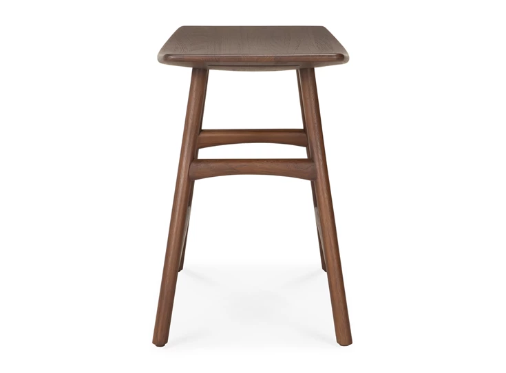 Zijkant Kruk Teak Osso Brown Stool 10177 Ethnicraft