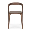 Front Armstoel Teak Bok Brown Dining Chair 10686 Ethnicraft