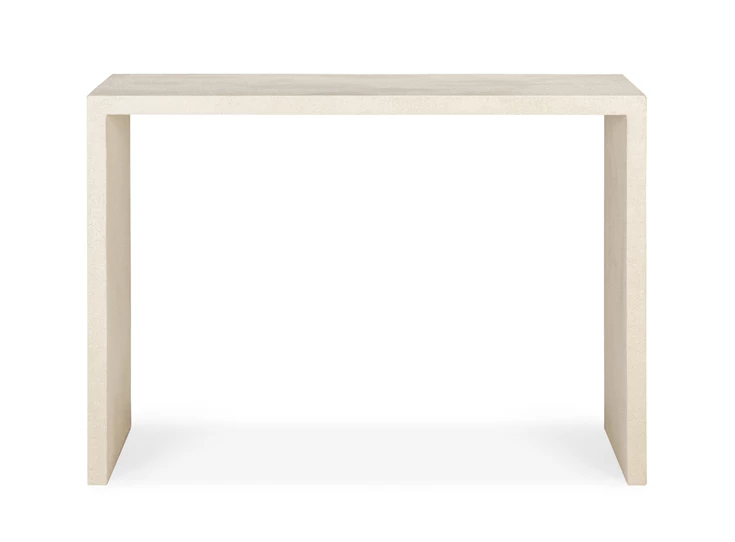 Front Mortex Microcement Elements Console Off White 26420 Ethnicraft