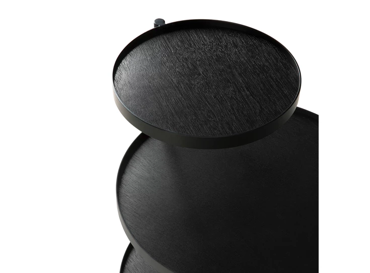 Bovenkant Bijzettafel Round Swivel Tray Side Table 20729 Ethnicraft