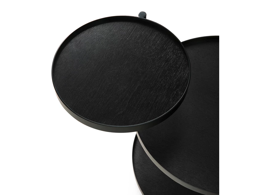 Valet Tray Bijzettafel Round Swivel Tray Side Table 20729 Ethnicraft