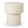Bijzettafel Microcement Elements Side Table Off White 26410 Ethnicraft