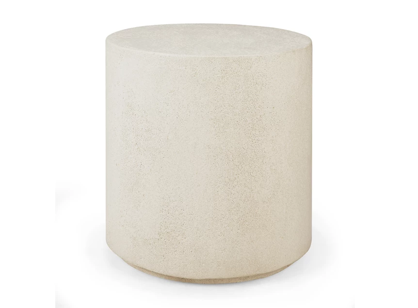 Bijzettafel Microcement Elements Side Table Off White 26413 Ethnicraft