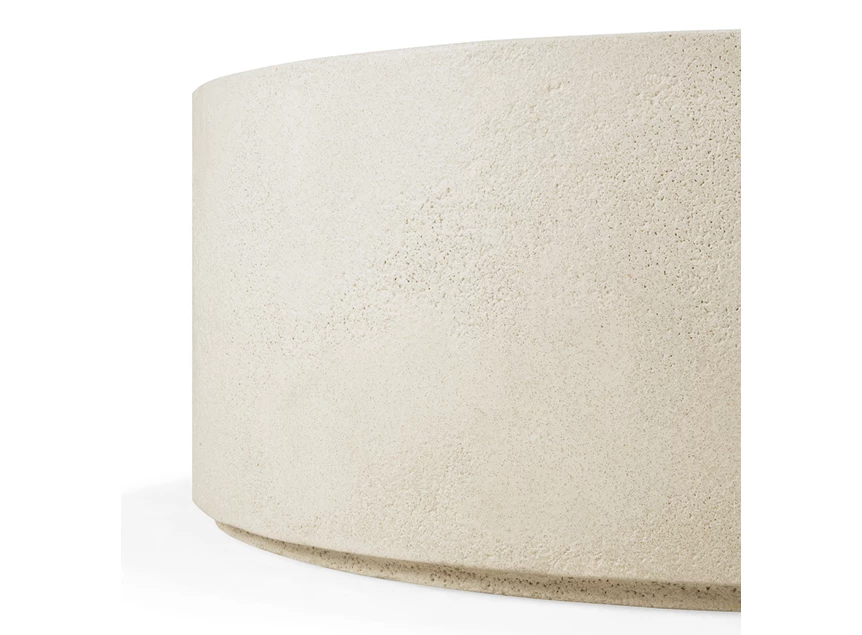Detail Salontafel Microcement Elements Off White Round Coffee Table 26415 Ethnicraft