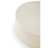 Zijkant Salontafel Microcement Elements Off White Round Coffee Table 26415 Ethnicraft