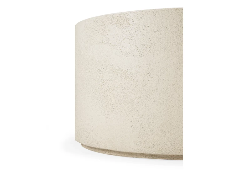 Detail Salontafel Microcement Elements Off White Round Coffee Table 26414 Ethnicraft