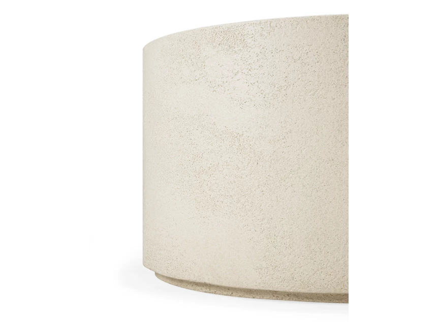 Detail Salontafel Microcement Elements Off White Round Coffee Table 26414 Ethnicraft