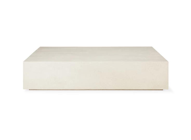 Front Salontafel Microcement Elements Off White Rectangular Coffee Table 26411 Ethnicraft