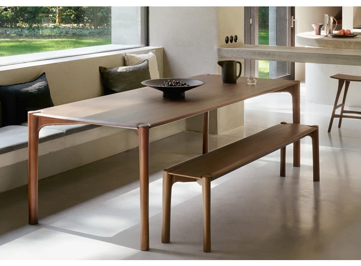 Sfeerfoto Eettafel Teak Pi Brown Dining Table 11558 Ethnicraft