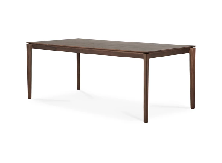 Zijkant Eettafel Teak Bok Brown Dining Table 10690 Ethnicraft