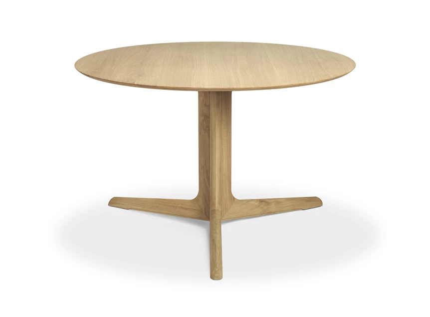 Front Eettafel Oak Corto Round Dining Table 50993 Ethnicraft