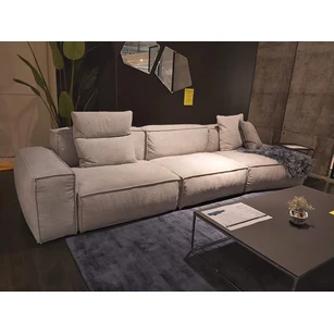 Salon Astor stof Ornellaia Light Grey Franco Ferri