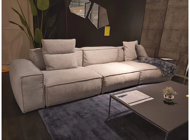 Salon Astor stof Ornellaia Light Grey Franco Ferri