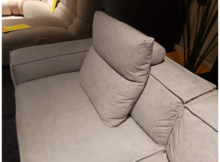 Bovenkant Salon Astor stof Ornellaia Light Grey Franco Ferri