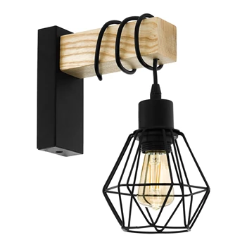 43135 townshend 5 wandlamp 1 lichtpunt eglo