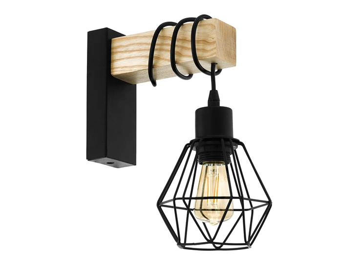 43135 townshend 5 wandlamp 1 lichtpunt eglo